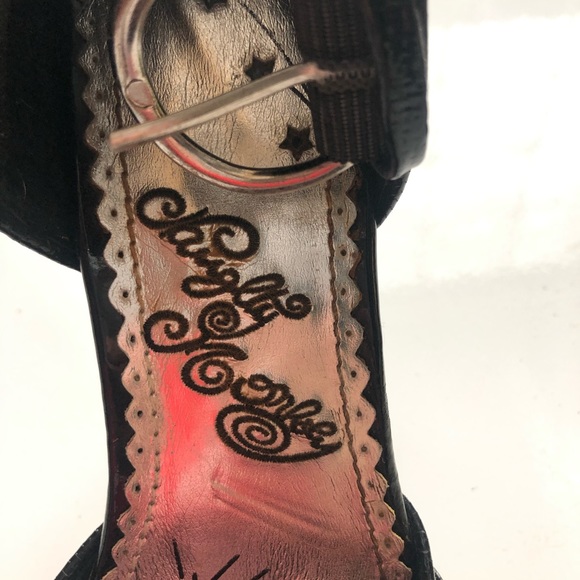 Naughty Monkey zebra heels size 10 - Picture 5 of 6